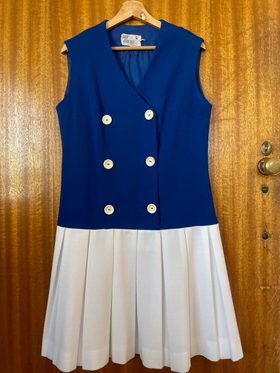 Mod Drop Waist Sailor Dress (One Size) | Used, | Noihsaf Bazaar Mod Drop Waist Sailor Dress (One Size) | Used, | Noihsaf Bazaar