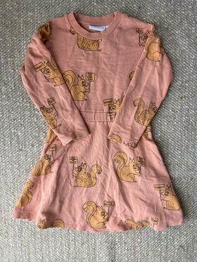 mini rodini squirrel dress Mini Rodini | Dresses | Nwt Pink Squirrel Print Mini Rodini Kids Dress