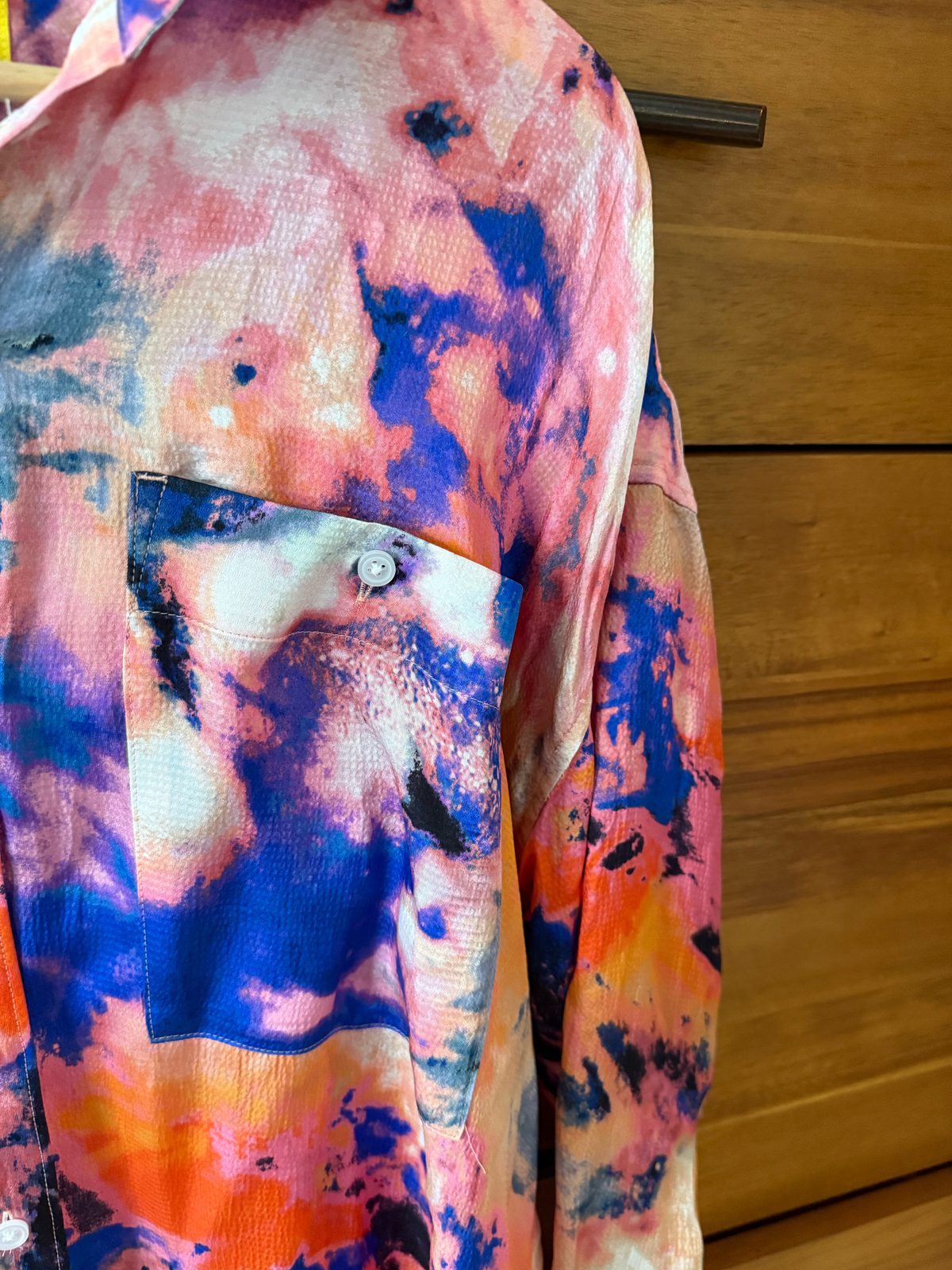 the everlane x marques' almeida satin tie-dye dress Everlane x Marques’ Almeida + Satin Tie-Dye Dress
