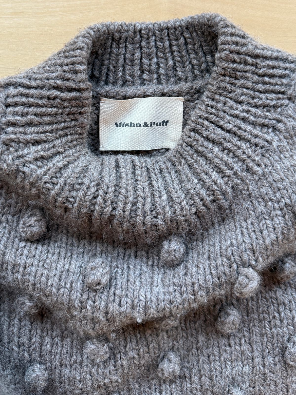 Misha & Puff Popcorn Sweater Highland Wool (1) |… | Noihsaf Bazaar Misha & Puff Popcorn Sweater Highland Wool (1) |… | Noihsaf Bazaar