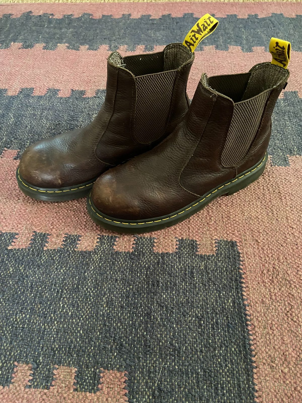 Martens Fellside Full Grain Chelsea Work Boots… Noihsaf Bazaar