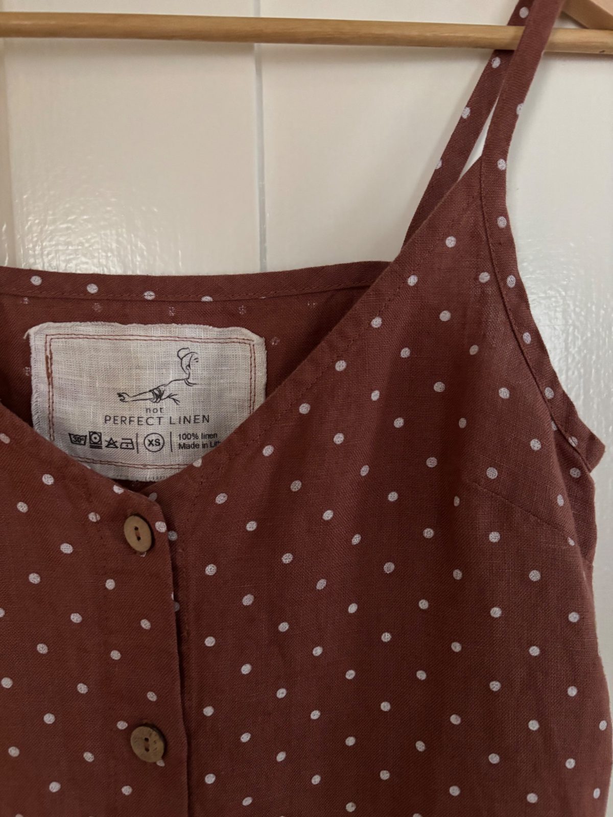 Not perfect Linen Matilda Slip Dress (XS) | Used, | Noihsaf Bazaar Not perfect Linen Matilda Slip Dress (XS) | Used, | Noihsaf Bazaar