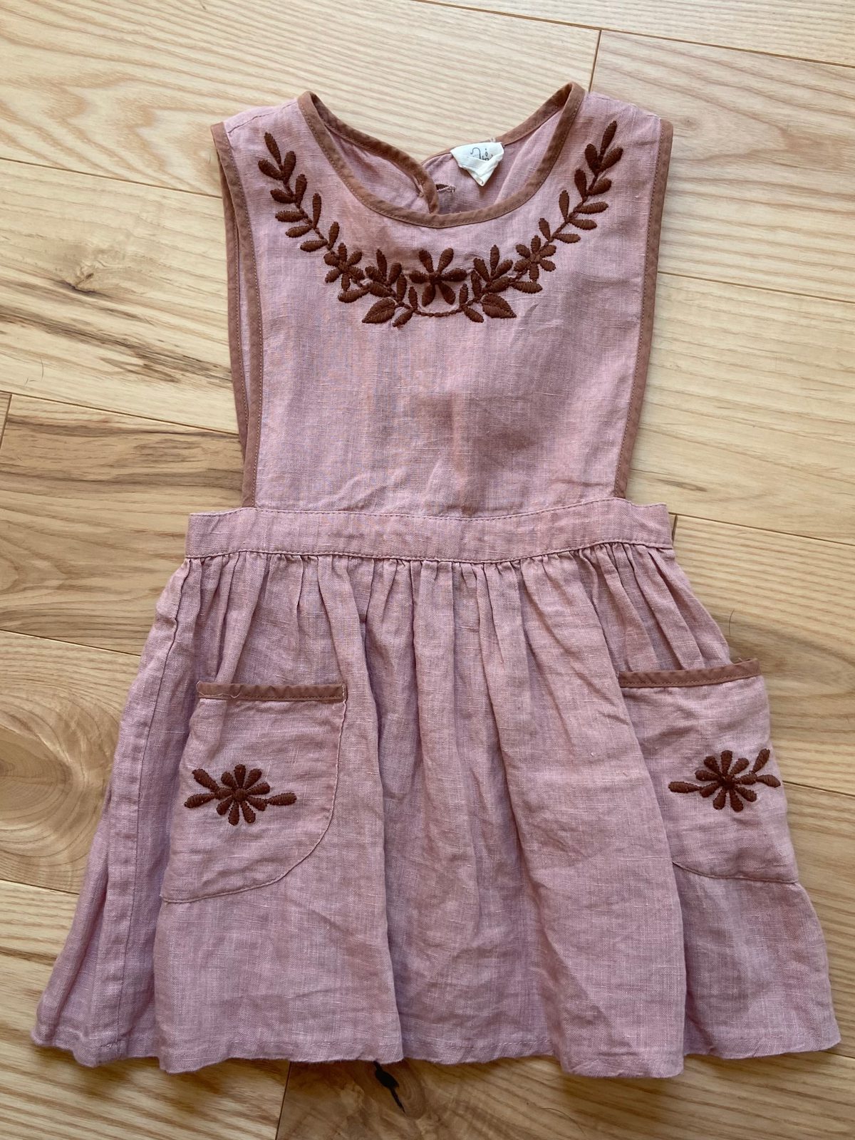 Apolina MTO Bibi Pinafore Prairie 3-5Y Apolina MTO Bibi Pinafore Prairie 3-5Y