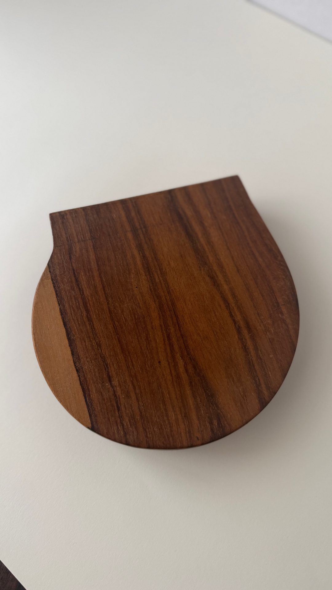 Unknown 1970s Shell Hinge Lidded Walnut Wood Box |… | Noihsaf Bazaar