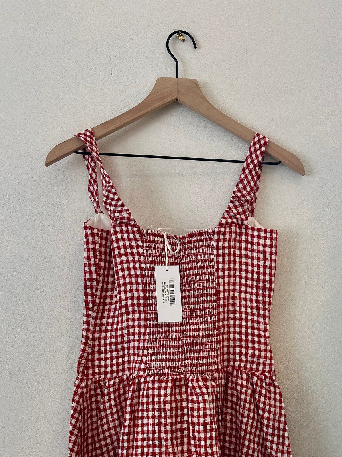 Reformation Sora Gingham Off the Shoulder Linen Mini | Noihsaf Bazaar Reformation Sora Gingham Off the Shoulder Linen Mini | Noihsaf Bazaar
