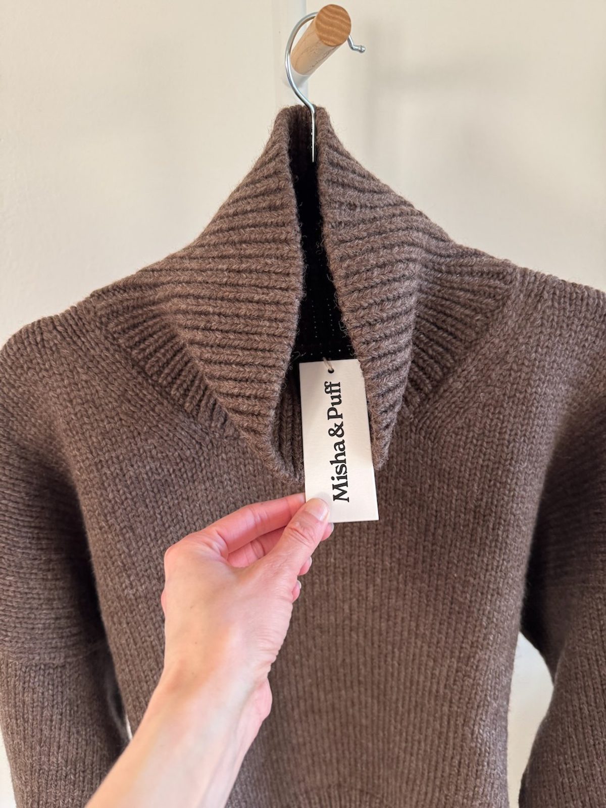 Misha & Puff Turtleneck sweater, oak wool (S/M) |… | Noihsaf Bazaar Misha & Puff Turtleneck sweater, oak wool (S/M) |… | Noihsaf Bazaar