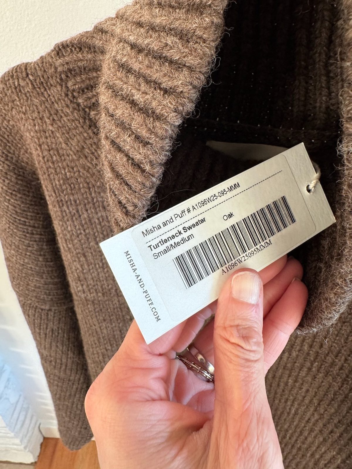 Misha & Puff Turtleneck sweater, oak wool (S/M) |… | Noihsaf Bazaar Misha & Puff Turtleneck sweater, oak wool (S/M) |… | Noihsaf Bazaar