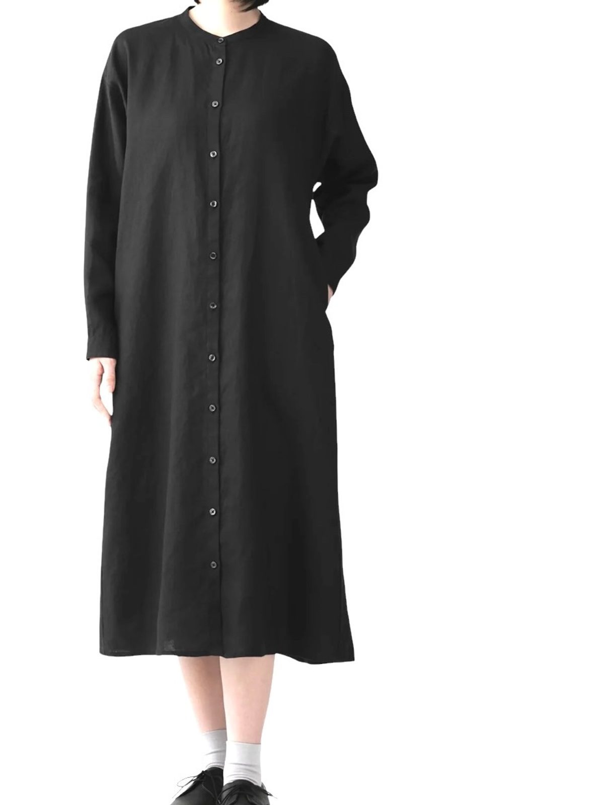 MUJI Linen Shirt Dress (XS) | Used, Secondhand, | Noihsaf Bazaar MUJI Linen Shirt Dress (XS) | Used, Secondhand, | Noihsaf Bazaar