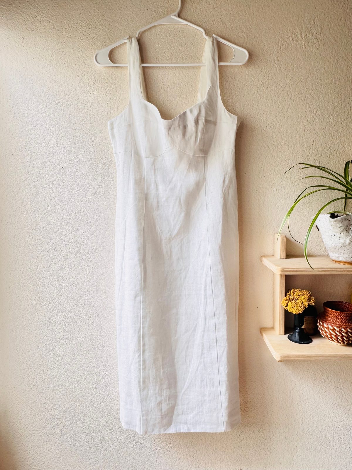 thea linen dress reformation Reformation Thea Linen Dress Las Dalias