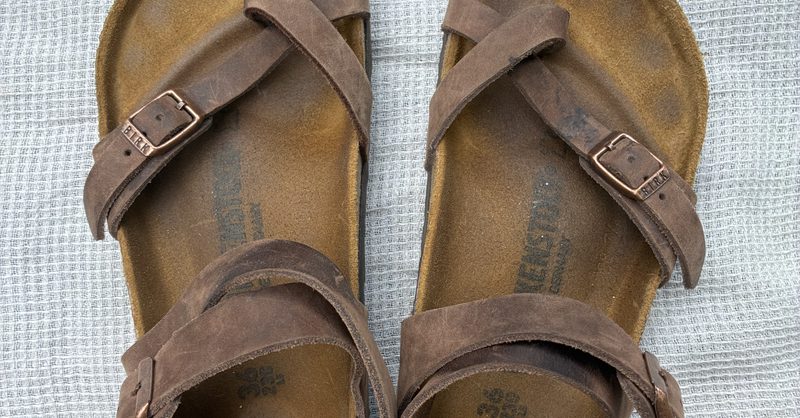 birkenstock yara tobacco brown Habana Oiled Leather Sandals Ankle Strap Size 39 US 8 Reg yara oiled leather sandal -